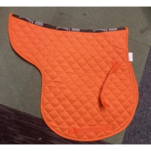 Rhinegold quilted numnah. Tangerine. Cob size. BNWOT