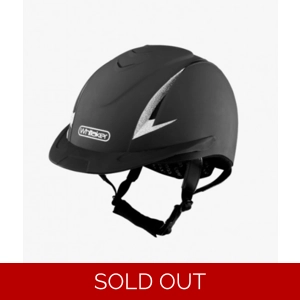 John Whitaker Childrens NRG Peaked Carbon Riding Helmet. Brand New.