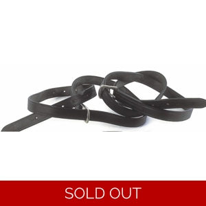 Windsor Equestrian Childrens Stirrup leathers. Black or Havana 48” x 1”