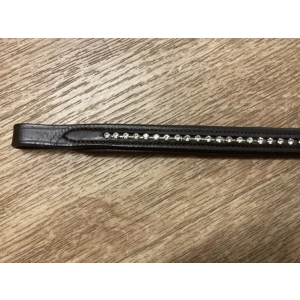 14” (pony size) Diamante chain browband.  Brown leather BN