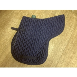 Wessex quilted numnah in navy. Cob/Full. BNWOT