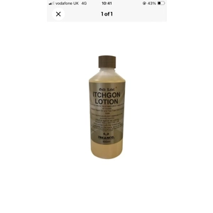 Gold label itchgon 500mls.