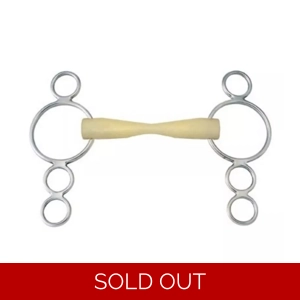 Happy mouth three ring dutch gag with apple scent. 12.5cm 5”