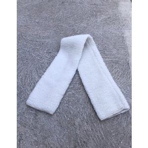 Fleece girth sleeve. One size. Natural.