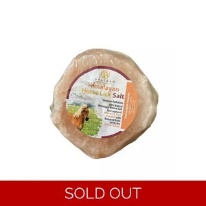 Saltean Himalayan Salt Lick for Horses 1kg with Rope. TWIN PACK!  Brand New.