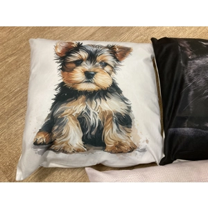 Dog/Puppy/Cat/Themed Cushions. 45cm x 45cm. Various designs. BN.