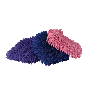super shine chenille grooming mitt