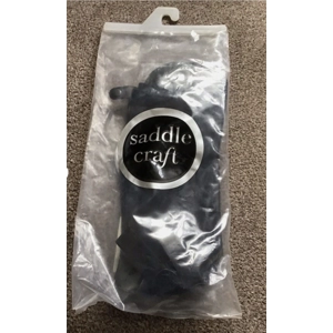 Saddle craft leather gaiters.  Black Small. BNWT