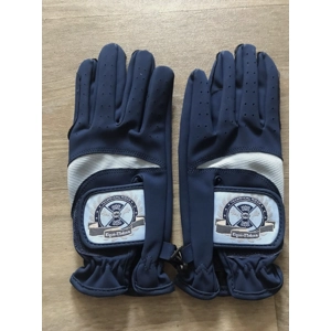 Equitheme Blue riding gloves.  Adult XS.
