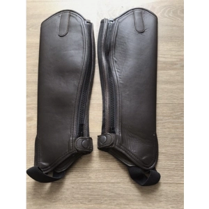2XTack Analine Leather Gaiters Adult XXS. BNWT. Sizing In photos