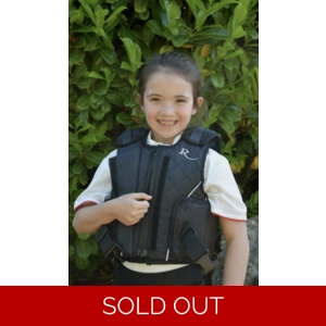 Rhinegold Childs Large Prestige Zip Front Body Protector Beta Level 3, 2018.
