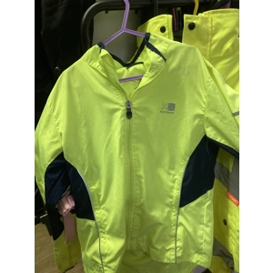Karrimor hi vis/flourescent jacket. Preowned. Age 9-10
