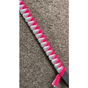 Hot Pink/silver sparkle browband 13