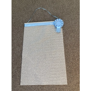 Made to order rosette holders.  Great gift idea.  30cm w x 50cm L.  Various colours