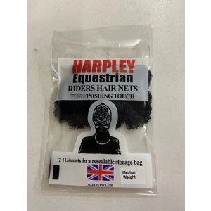 Harpley Hairnets. 2 pack. Black or Brown