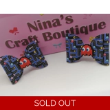 Pac Man Hair Bow Set