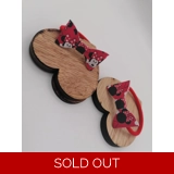 Disney Minnie Hair Bow Ties Bobbles