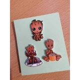 I Am Groot 3 Piece Pin Badge Set