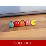 Pac Man Hair Clip