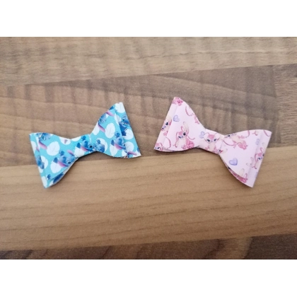 Disney Stitch & Angel Small Hair Bow Set Disney Stitch & Angel Small Hair Bow Set