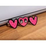 Hearts Hair Clip