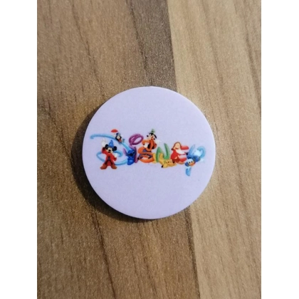 Disney Friends Round Single Pin Badge Disney Friends Round Single Pin Badge