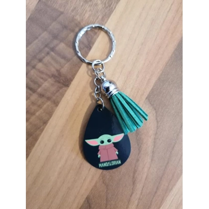 Star Wars Mandalorian Grogu Sublimated Keyring