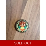 Super Mario Daisy Round Pin Badge