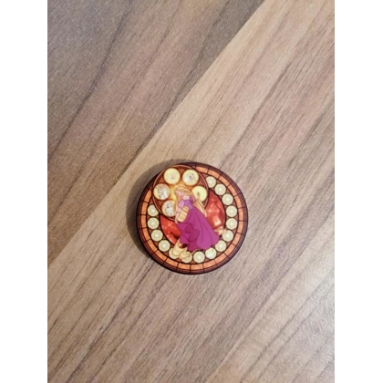 Disney Tangled Rapunzel Round Single Pin Badge