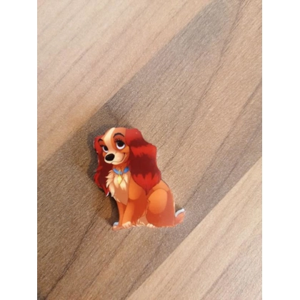 Disney Lady and the Tramp Single Pin Badge Disney Lady and the Tramp Single Pin Badge