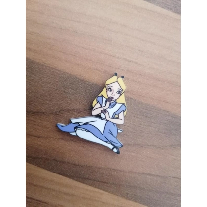 Disney Alice In Wonderland Sitting Again Single Pin Badge Disney Alice In Wonderland Sitting Again Single Pin Badge