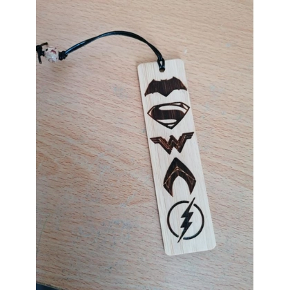 DC Laser Engraved Bookmark DC Laser Engraved Bookmark