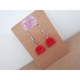 Pac Man Ghost 3D Printed Earrings Set