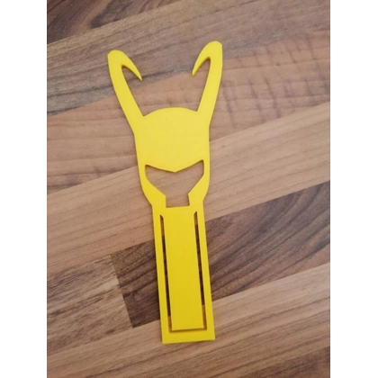 Marvel Loki 3D Printed Bookmark