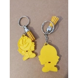 Pac Man 3D Printed Keyring
