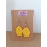 Pac Man 3D Printed Earrings Set
