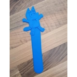 Bluey - Bluey Jumping 3D Printed Bookm..