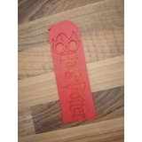 Harry Potter 3D Printed Bookmark ( RED )