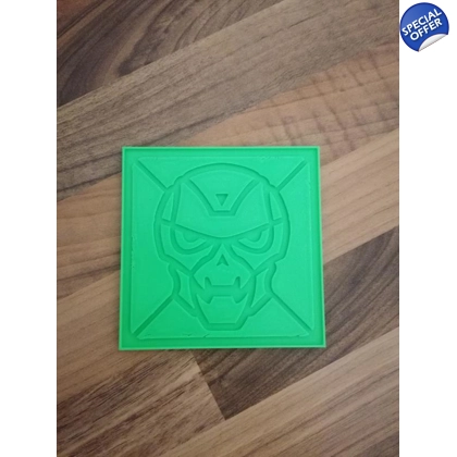 Transformers Quintesson 3D Printed Coaster Transformers Quintesson 3D Printed Coaster