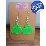 Super Mario Yoshi 3D Printed Earrings ..