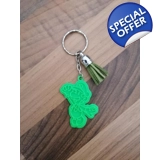 Super Mario Luigi 3D Printed Keyring