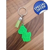 Super Mario Yoshi 3D Printed Keyring