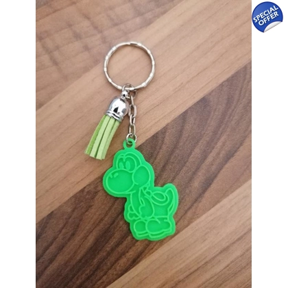 Super Mario Yoshi 3D Printed Keyring Super Mario Yoshi 3D Printed Keyring