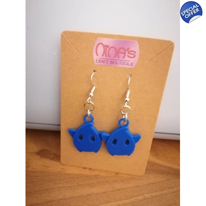 Super Mario Luma 3D Printed Earrings Set Super Mario Luma 3D Printed Earrings Set