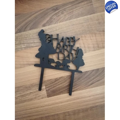 Disney Alice In Wonderland 3D Printed Cake Topper Disney Alice In Wonderland 3D Printed Cake Topper