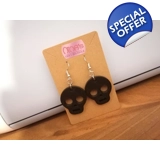Halloween Skull 3D Printed Earrings Set