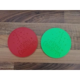 Merry Christmas 2 Piece 3D Printed Coa..