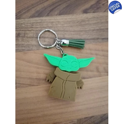 Star Wars Grogu/Baby Yoda Articulated Flexi 3D Printed Keyring Star Wars Grogu/Baby Yoda Articulated Flexi 3D Printed Keyring