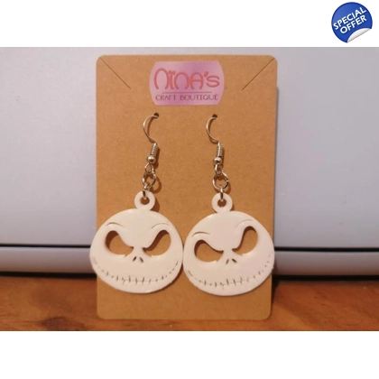 Nightmare Before Christmas 3D Printed Earrings Set Nightmare Before Christmas 3D Printed Earrings Set