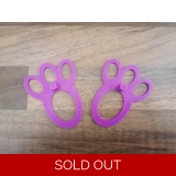 Easter Bunny Paw Prints 2 Piece Stenci..